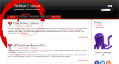 Desktop Screenshot of debian-linux.cz